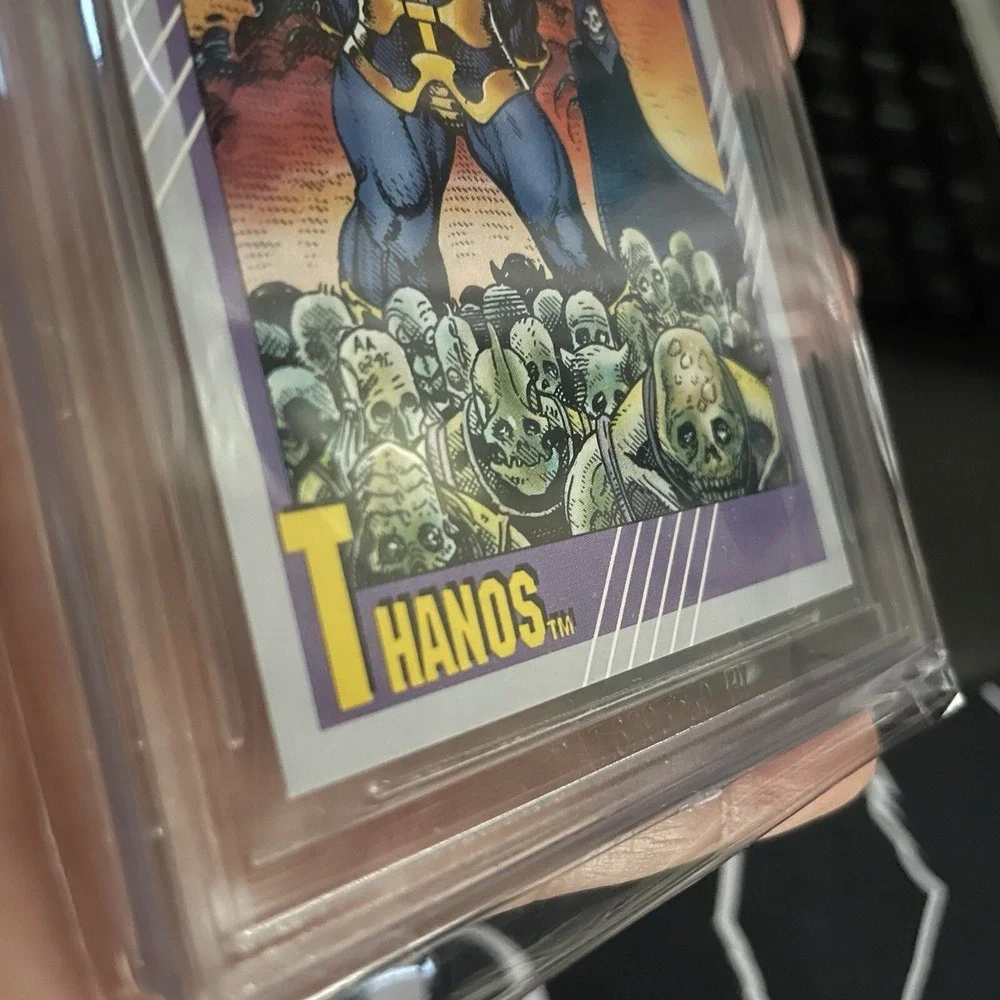 1991 Marvel‎ Comics Impel Trading Card #85 Thanos Ultra Rare BGS Graded GEM